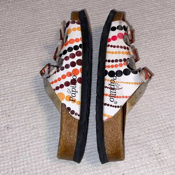 Papillio Birkenstock Florida Slide Sandals White Dot Women’s 7 - Picture 4 of 8